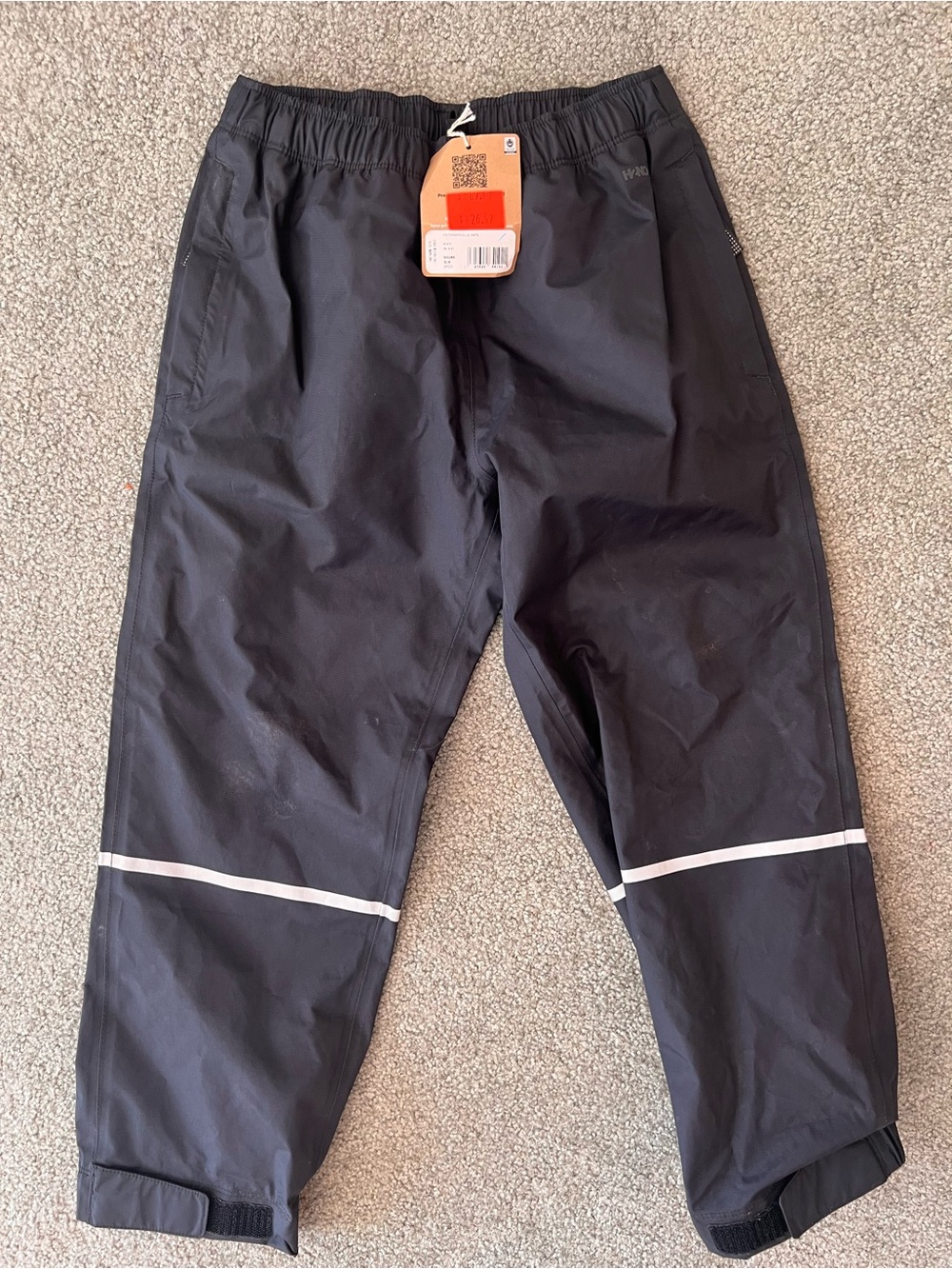 NWT Patagonia Kids Torrentshell 3L Waterproof Rain/Snow Shell Pants – Black XS
